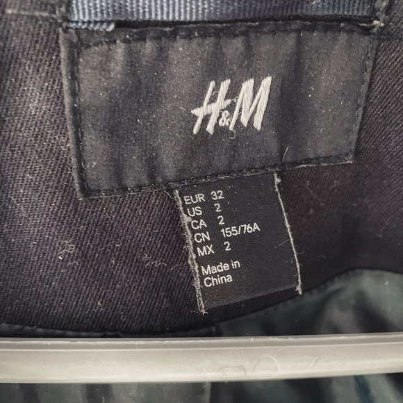 2/$45 - Brown & Yellow Plaid H&M coat - Picture 4 of 4